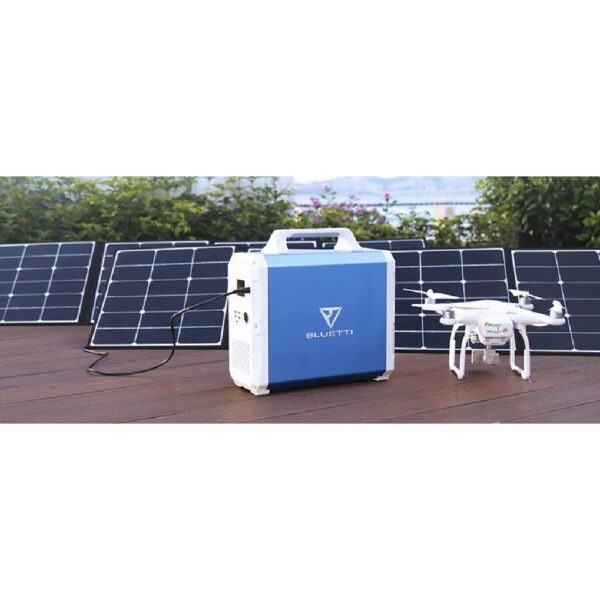 Bluetti Poweroak EB150 aufladen mit Solarpanels