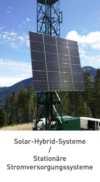 Brennstoffzelle: Solar-Hybrid-Systeme - Stationäre Stromversorgungssysteme