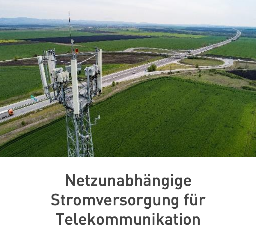 Brennstoffzelle: Netzunabhängige Stromversorgung für Telekommunikation
