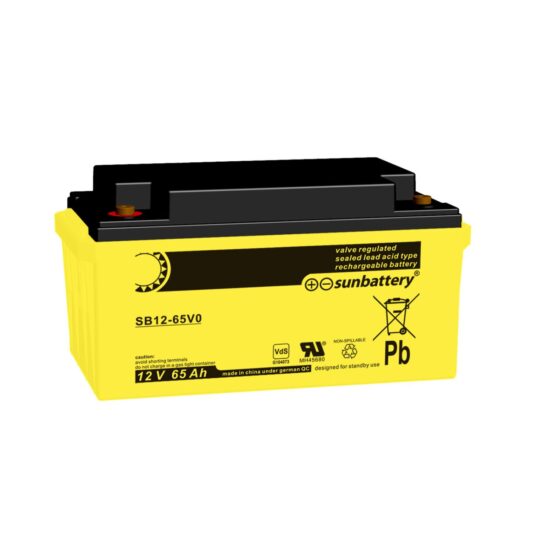 SUN-Battery-SB12-65VO-65Ah-M6-AGM-12V-Batterie