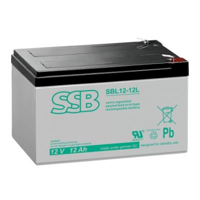 SUN Battery SB12-12LVO 12Ah T2 AGM 12V Batterie - Akkurat GSV