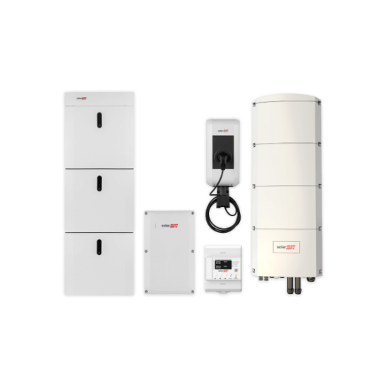 SolarEdge Home Ersatzstrom | Ladestation | SE10K-RWB48 | 13,8 kWh | Photovoltaik-Speicherbundle Produktbild