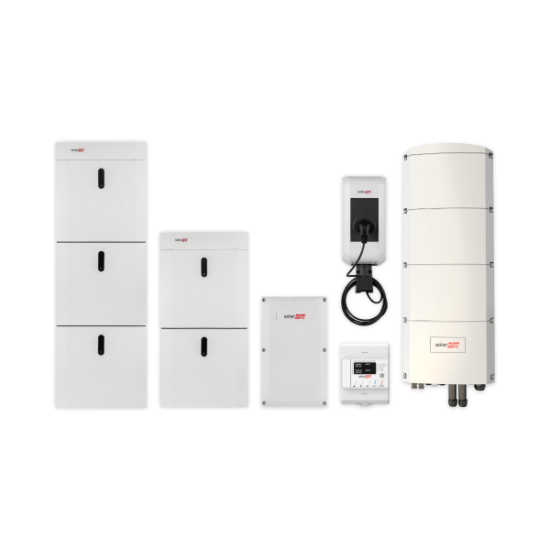 SolarEdge Home Ersatzstrom | Ladestation | SE10K-RWB48 | 23 kWh | Photovoltaik-Speicherbundle Produktbild