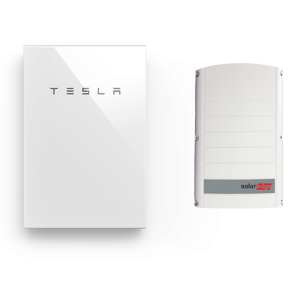 Tesla Powerwall | SolarEdge SE5K-EN4 | Photovoltaik-Speicherbundle Produktbild