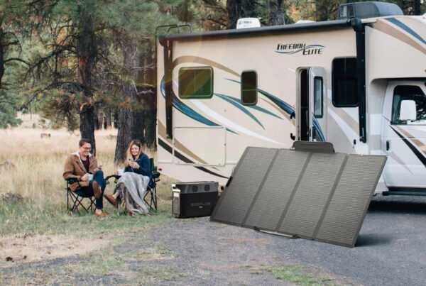 EcoFlow Lifestile Powerstation mit Panel Camping