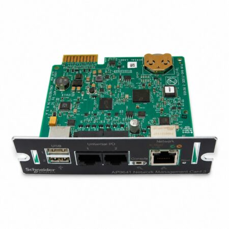 APC Network Management Card 3 AP9641 mit USB, zwei Universal-I/O-Ports und RJ45-Netzwerkanschluss