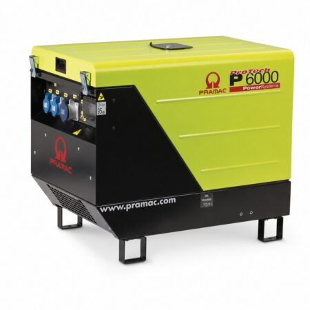 Pramac P 6000 schallgedämmter Diesel-Stromerzeuger 230 V mit Yanmar-Motor und Schallschutzhaube