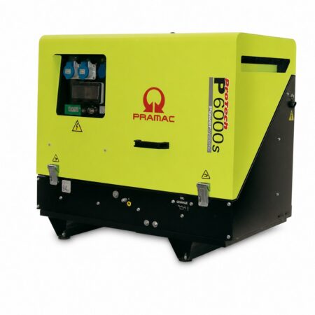 Pramac P 6000s superschallgedämmter Diesel-Stromerzeuger 230 V mit Yanmar-Motor und geschlossener Schallschutzhaube