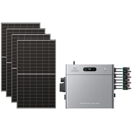Balkonkraftwerk Zendure SolarFlow 2400 Pro Komplettset mit 4 Modulen